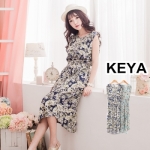 KEYA*韓系波西米亞風造型長洋裝–2色